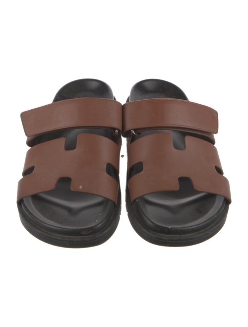 Hermès Chypre Leather Slides