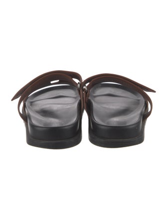 Hermès Chypre Leather Slides