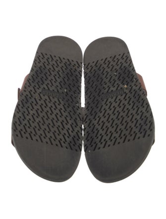 Hermès Chypre Leather Slides