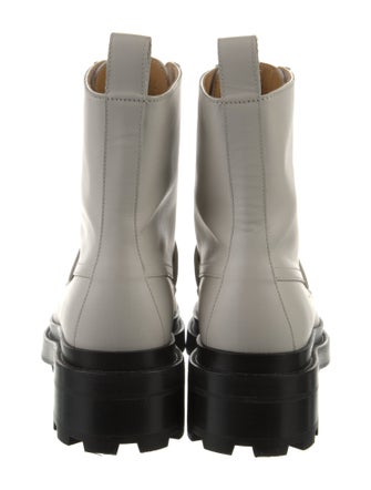 Hermès Funk Leather Combat Boots