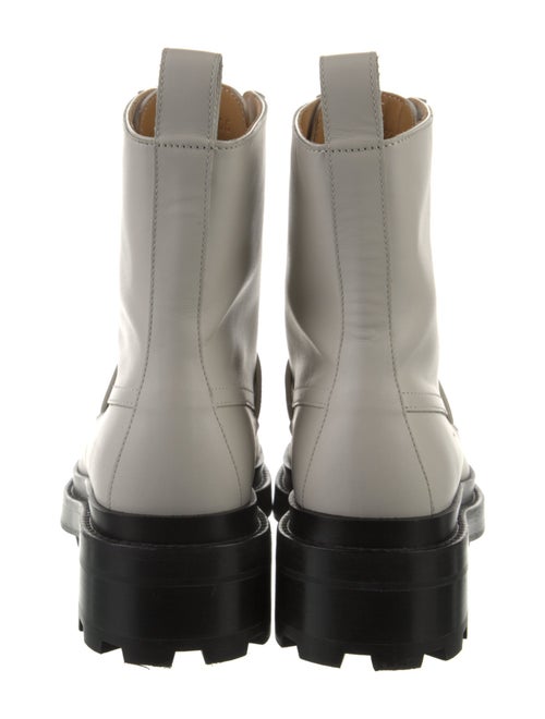 Hermès Funk Leather Combat Boots