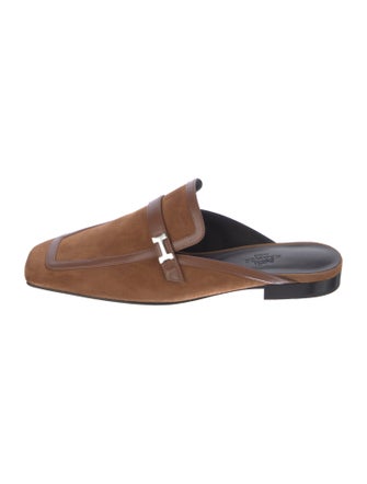 Hermès Groupie H Logo Mules