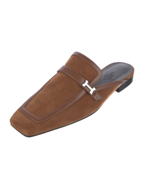 Hermès Groupie H Logo Mules