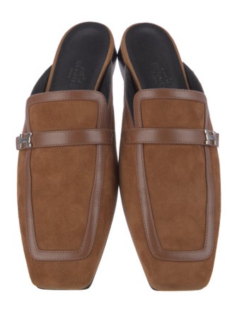 Hermès Groupie H Logo Mules