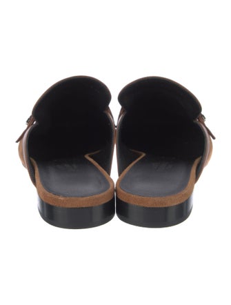 Hermès Groupie H Logo Mules