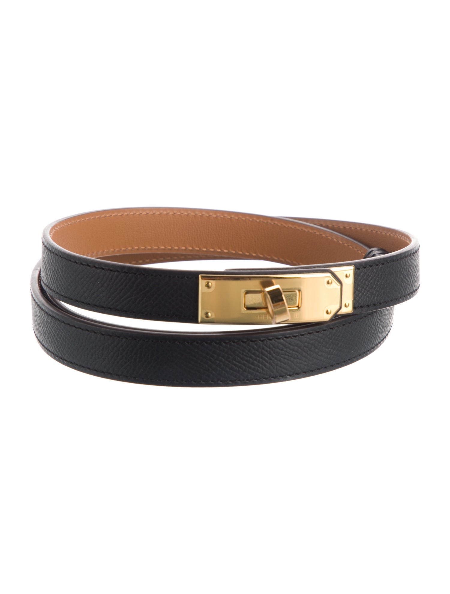 Hermès 18 mm Epsom Leather Kelly Belt