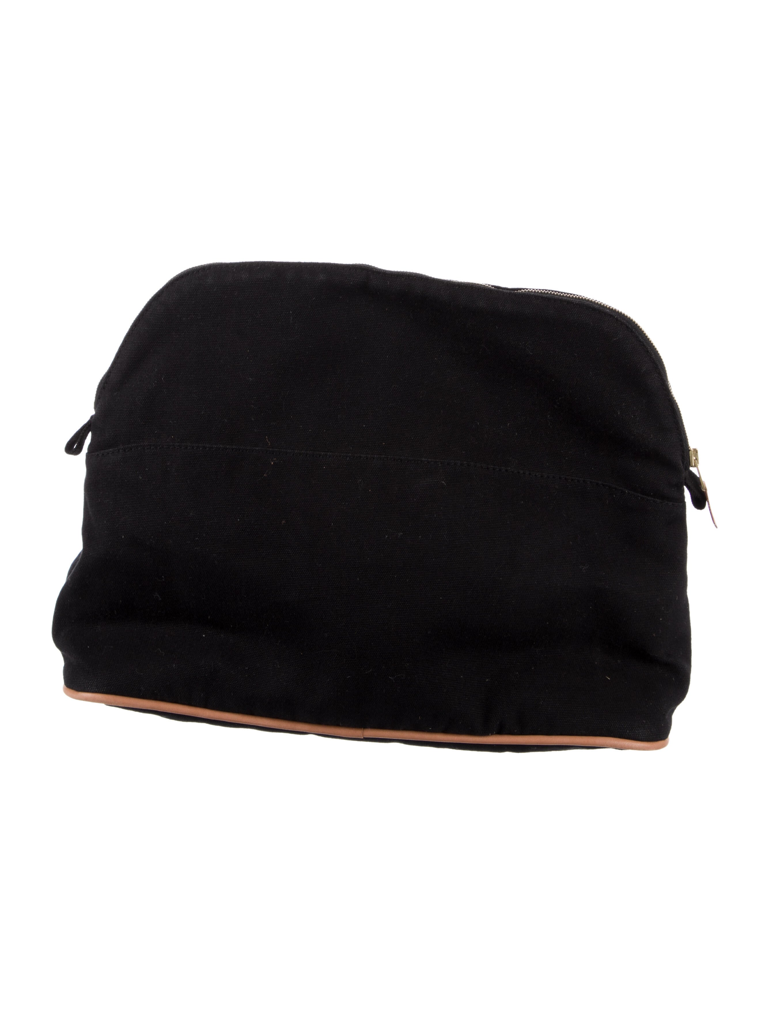 Hermès Toile Bolide Trousse de Voyage GM