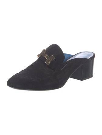 Hermès Paradis Suede Mules