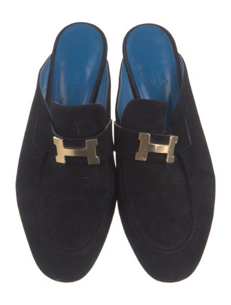 Hermès Paradis Suede Mules