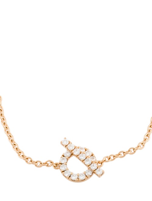 Hermès 18K Diamond Finesse Station Bracelet