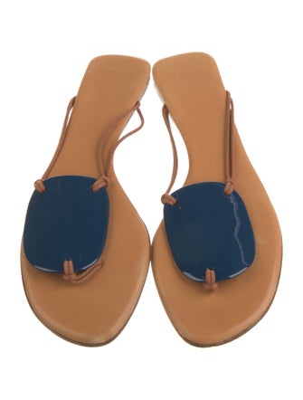 Hermès Leather Slides