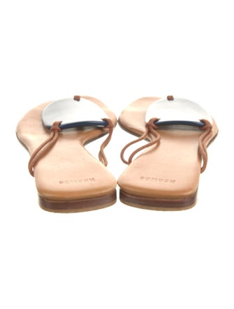Hermès Leather Slides