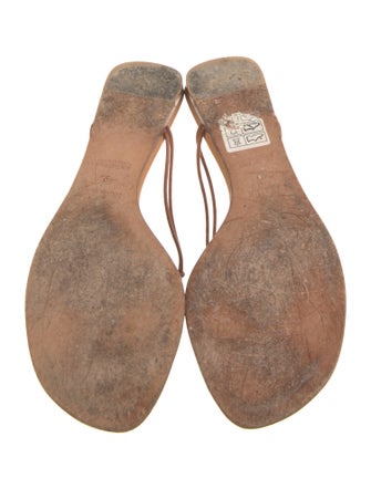 Hermès Leather Slides