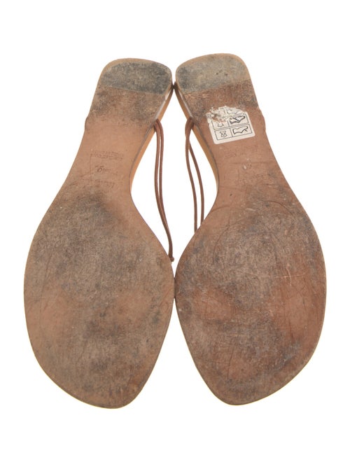 Hermès Leather Slides