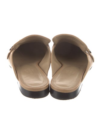 Hermès Groupie H Logo Mules