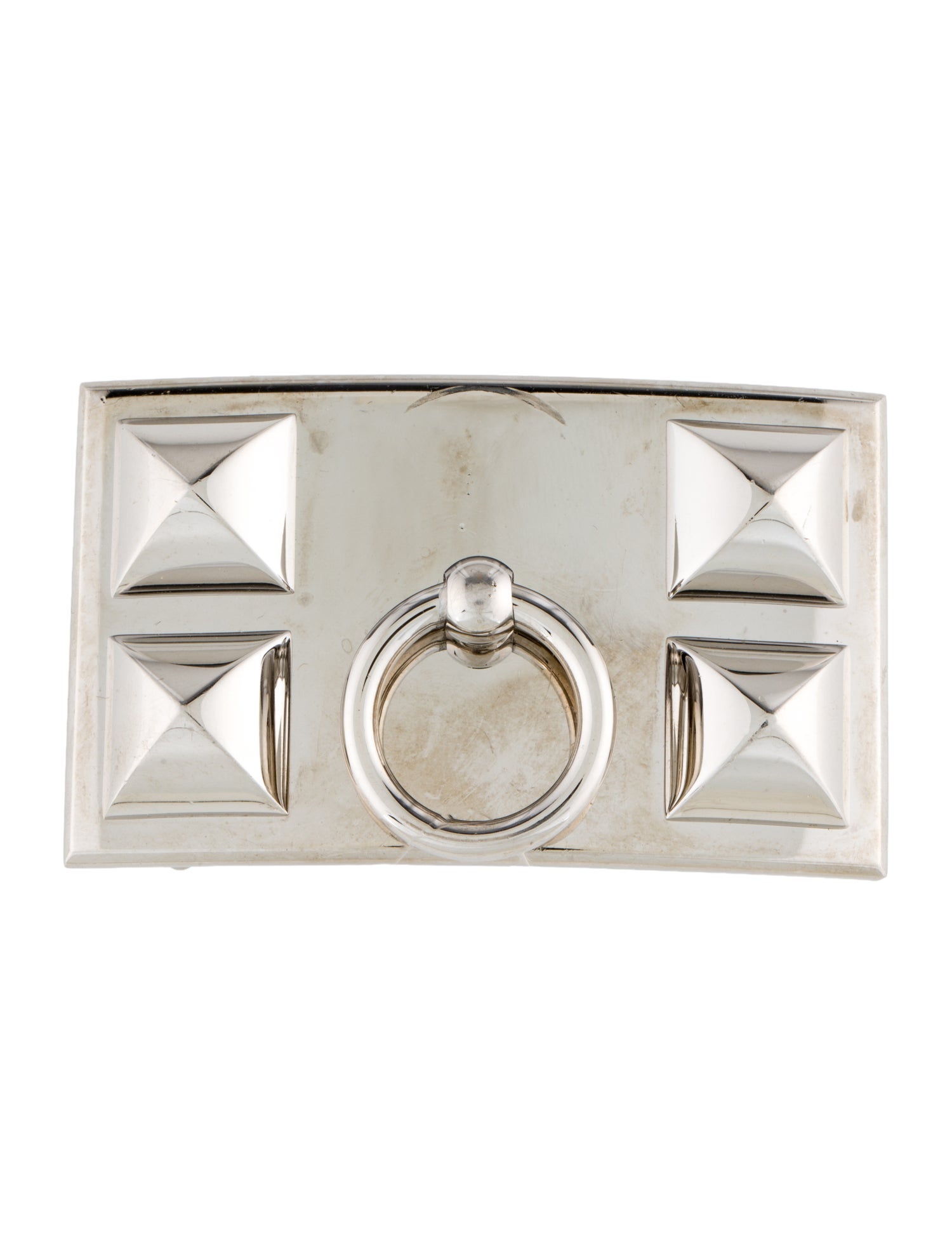 Hermès Palladium Collier de Chien Buckle