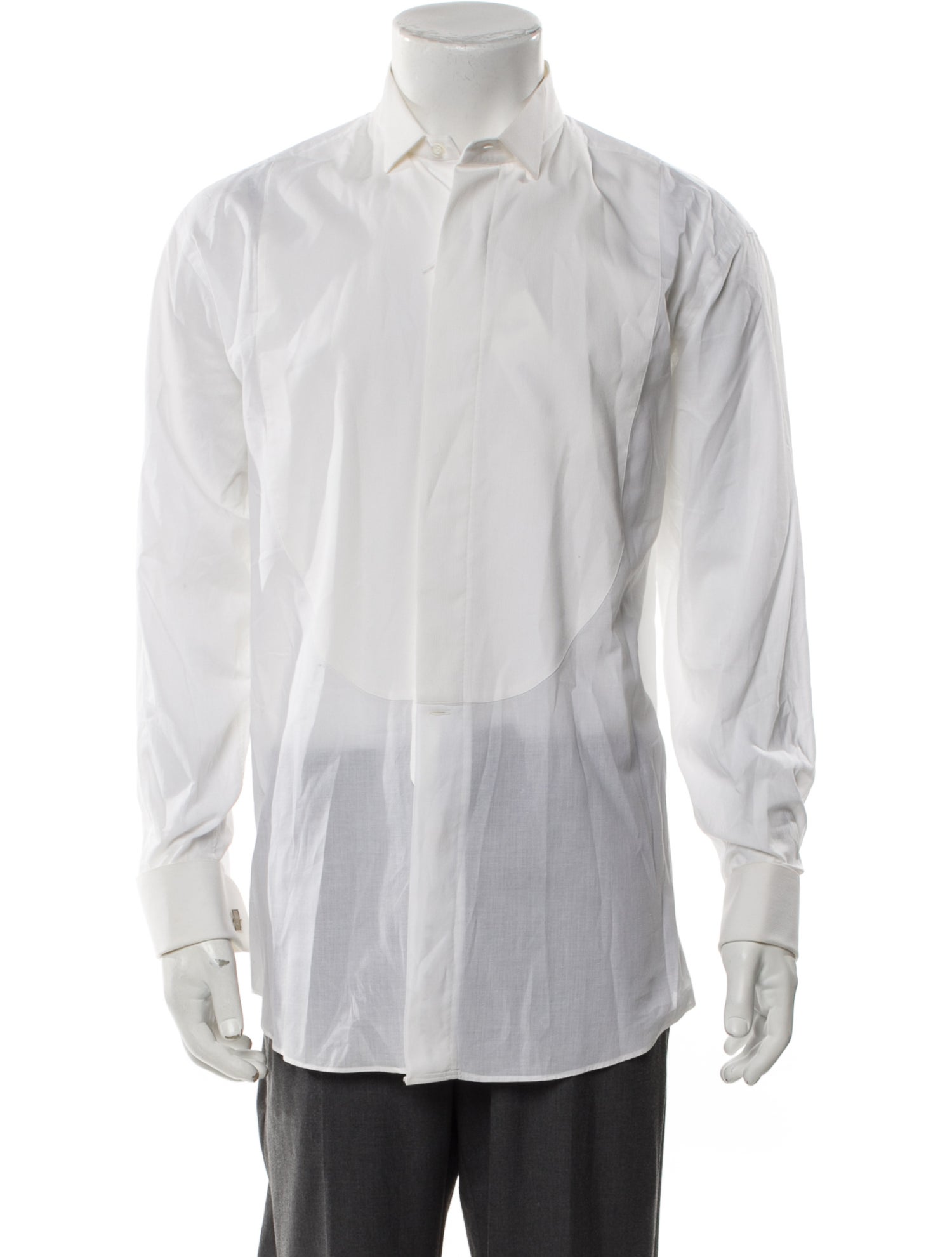 Hermès Long Sleeve Tuxedo Shirt