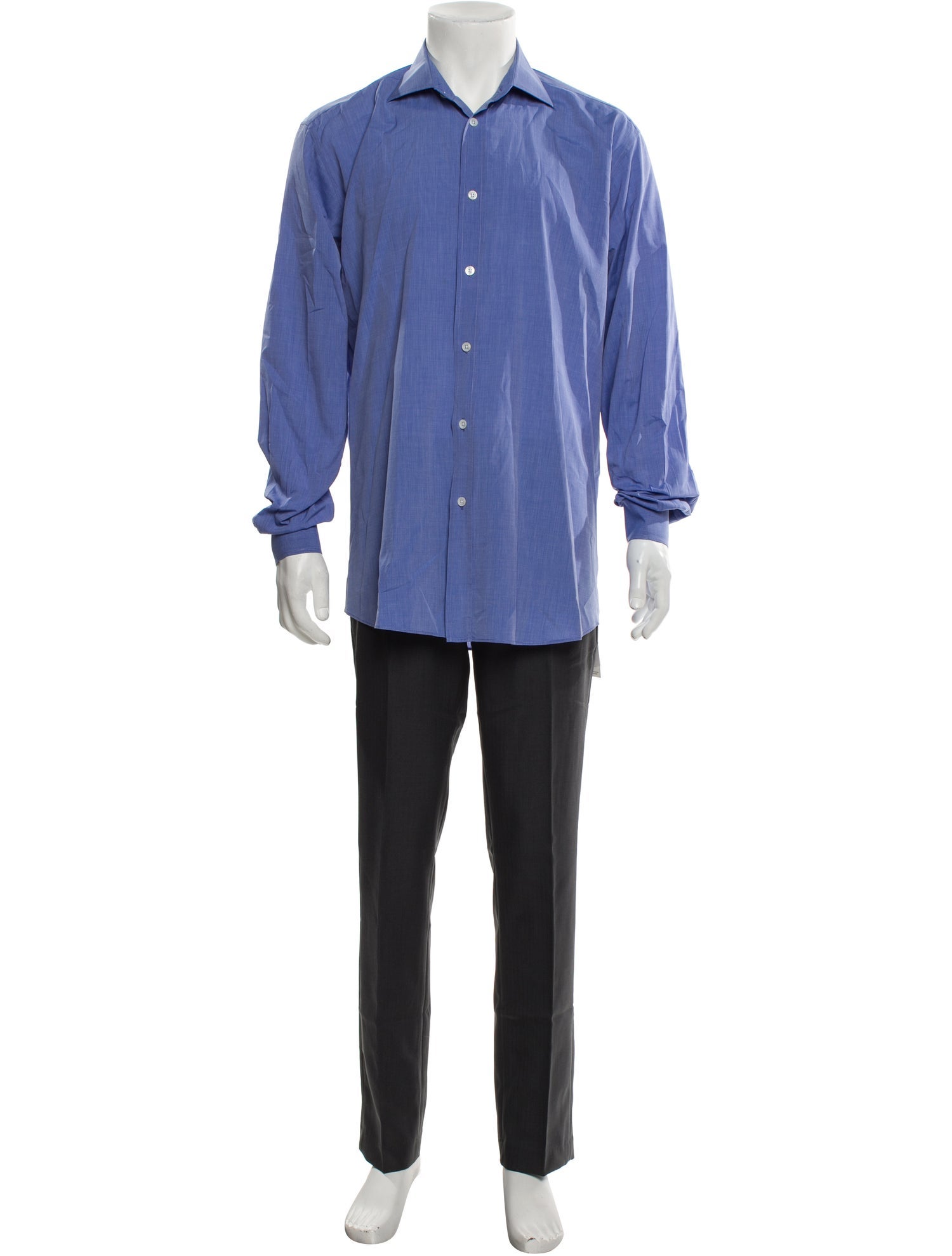 Hermès Long Sleeve Dress Shirt