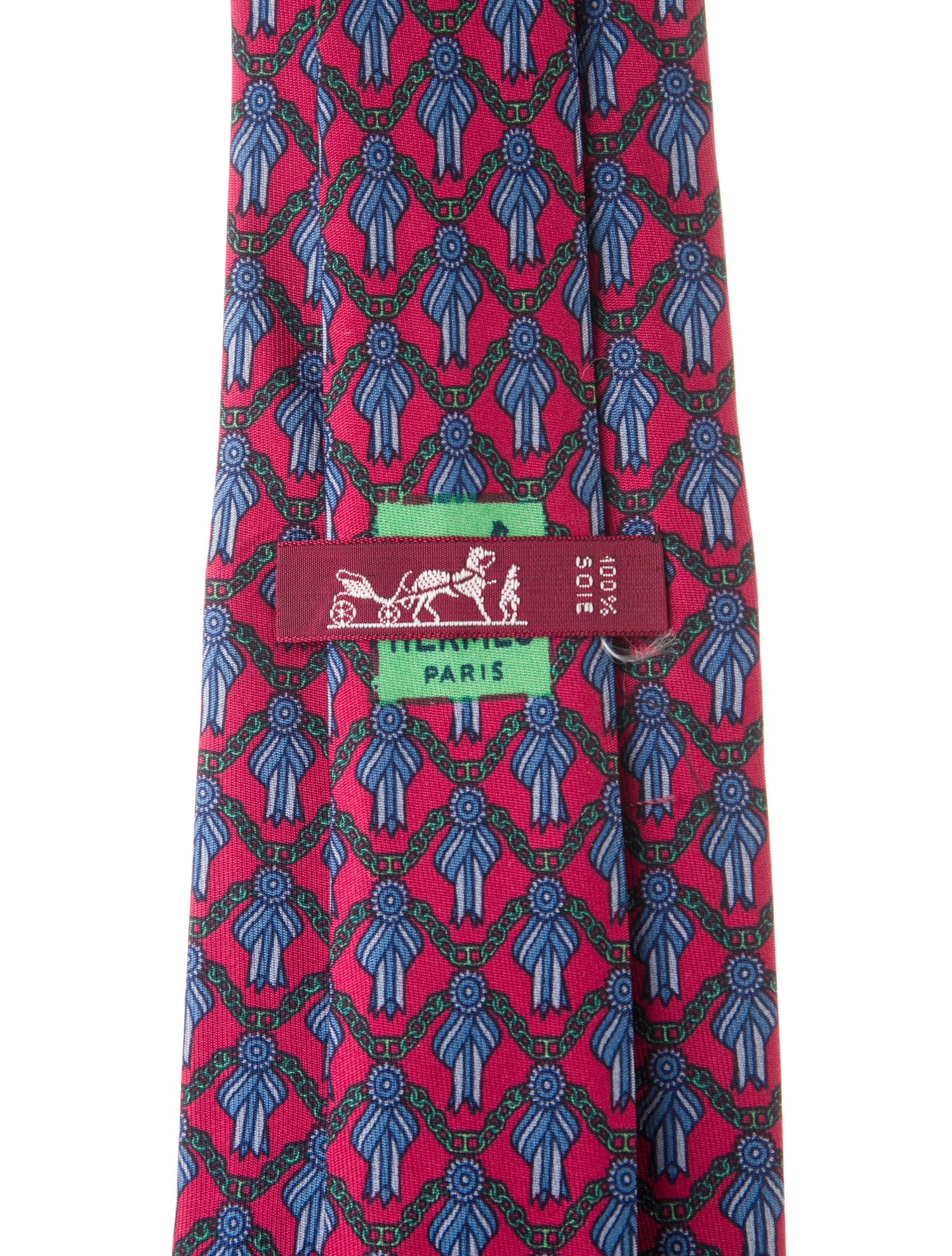 Hermès Silk Abstract Print Tie