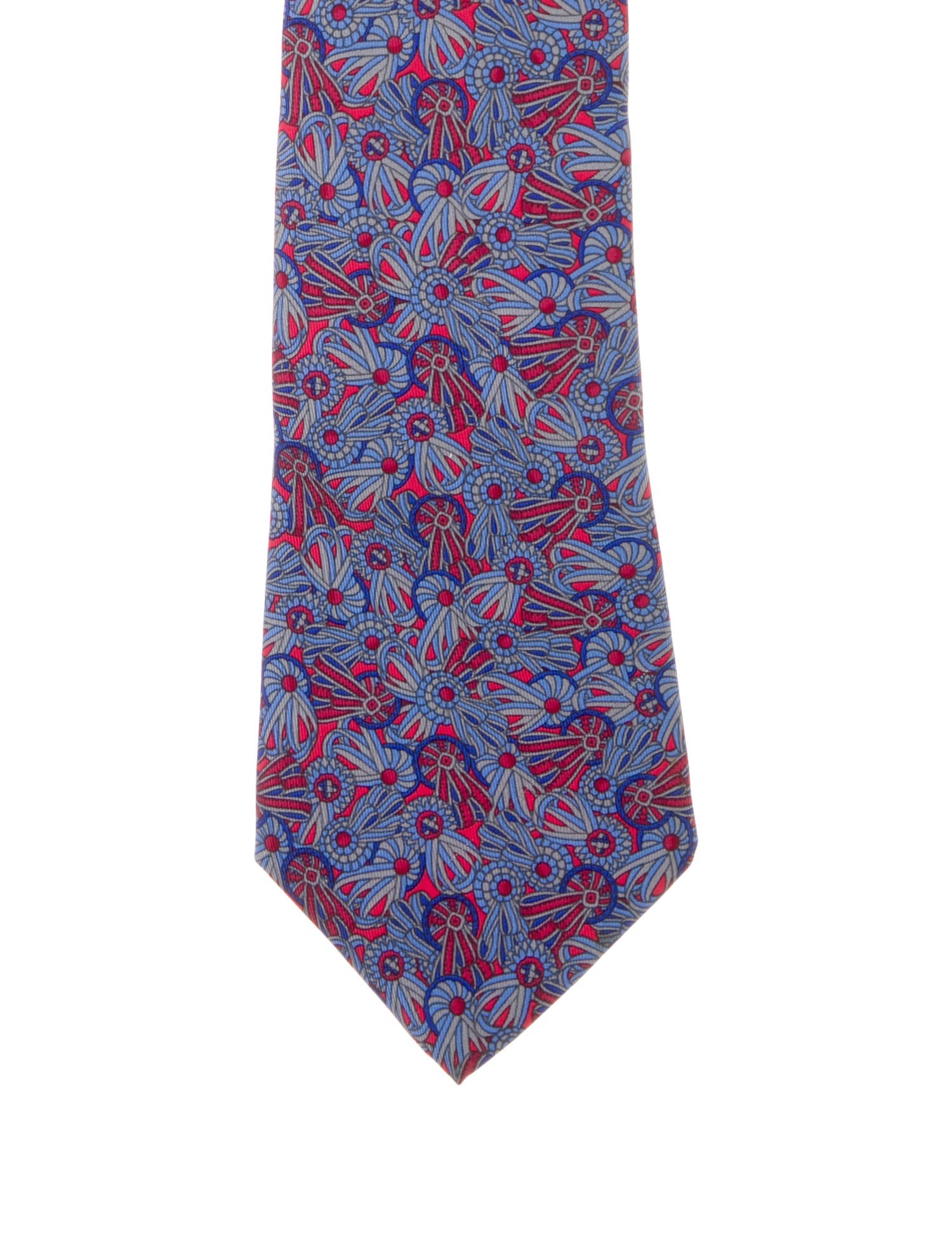 Hermès Silk Patterned Tie