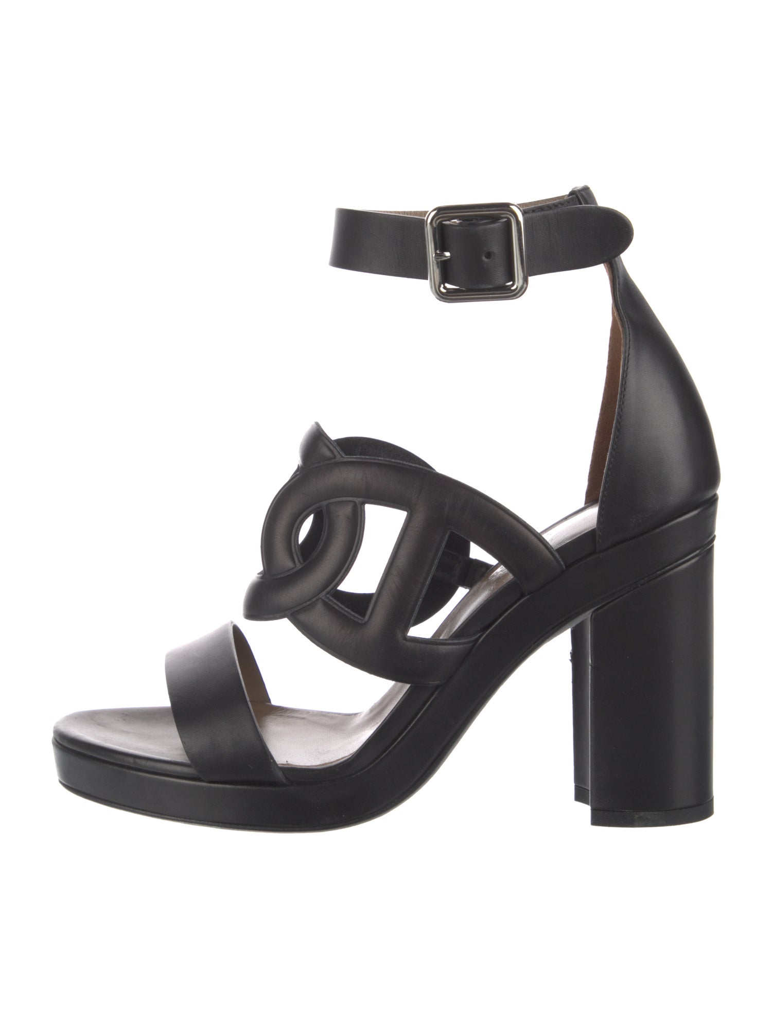 Hermès Chaîne d'Ancre Insignia Leather Sandals