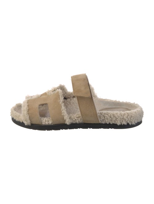Hermès Chypre Suede Slides