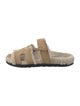 Hermès Chypre Suede Slides