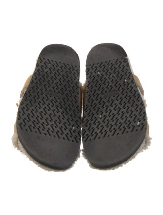 Hermès Chypre Suede Slides