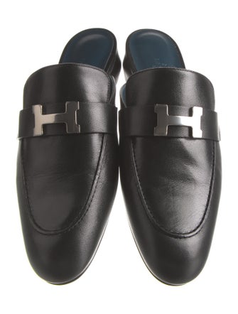 Hermès Trocadero Leather Mules