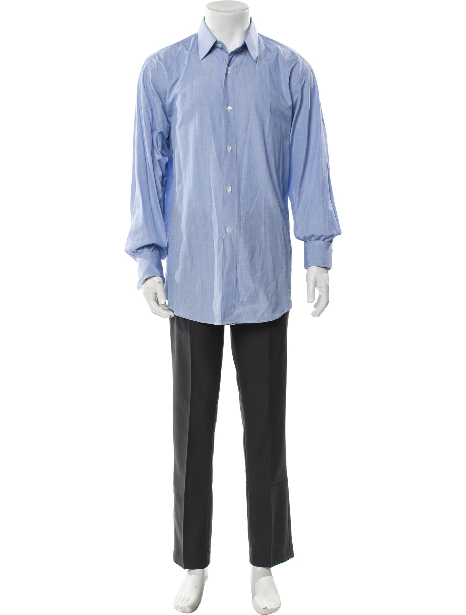 Hermès Long Sleeve Dress Shirt