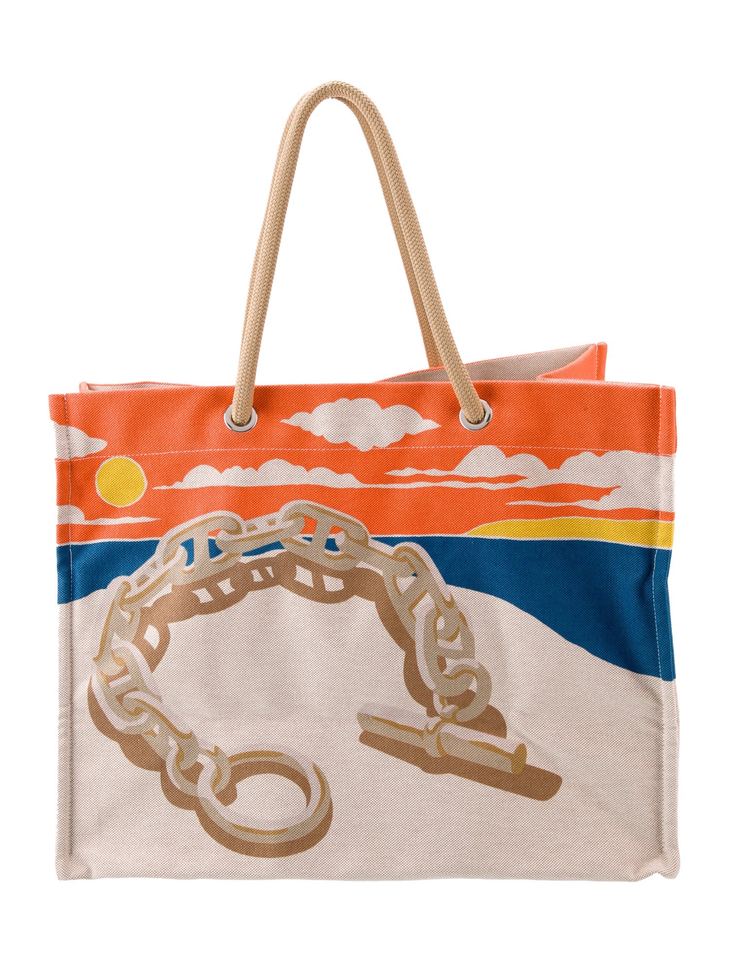 Hermès Escale A La Plage Beach Bag