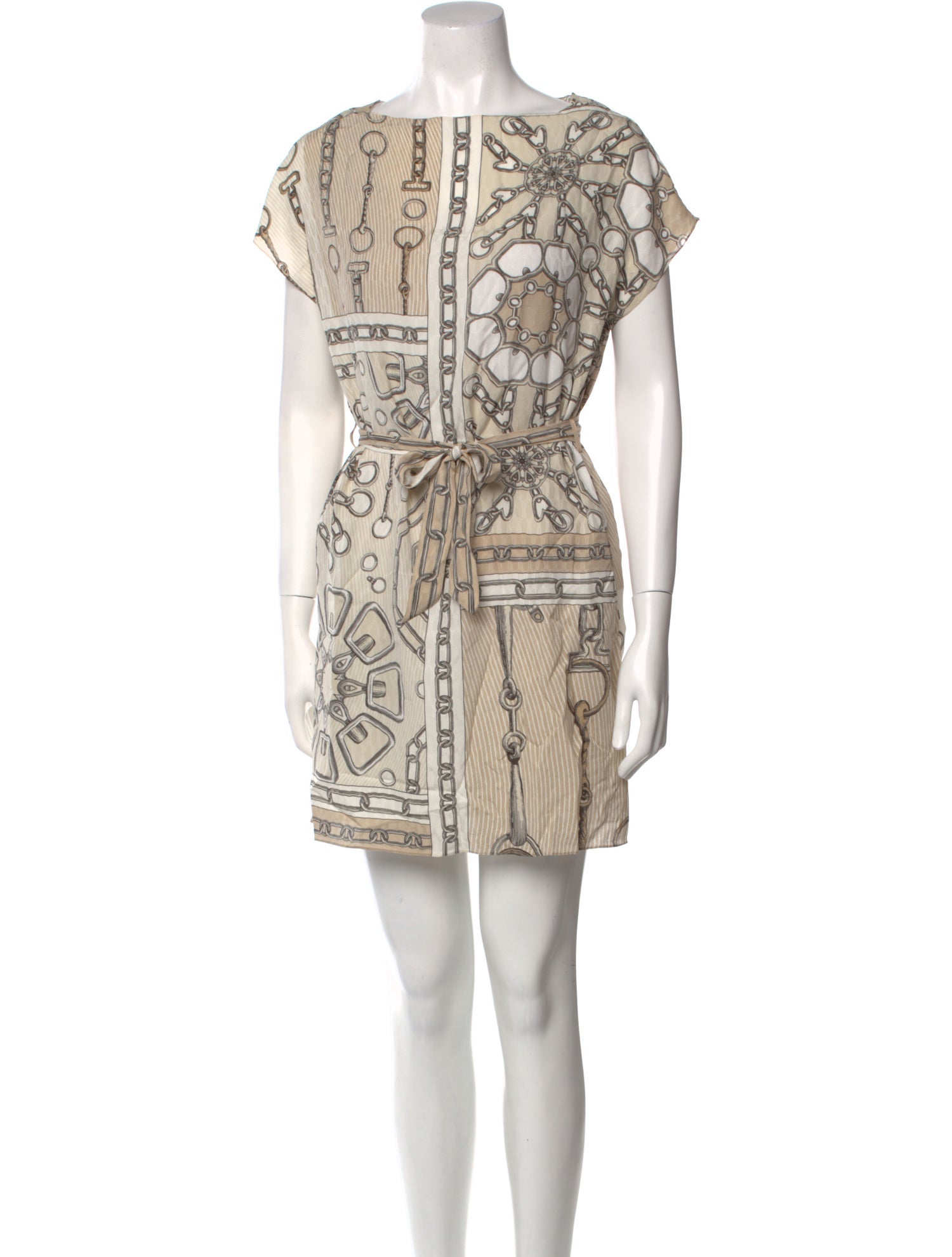 Hermès Silk Mini Dress