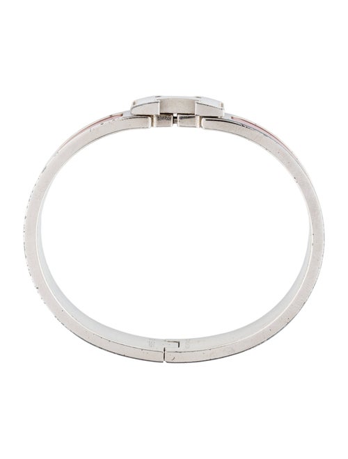 Hermès Clic H Enamel Bangle Bracelet