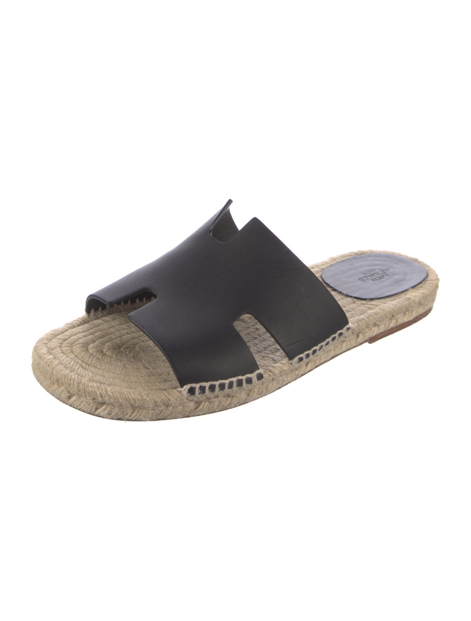 Hermès Antigua Leather Slides