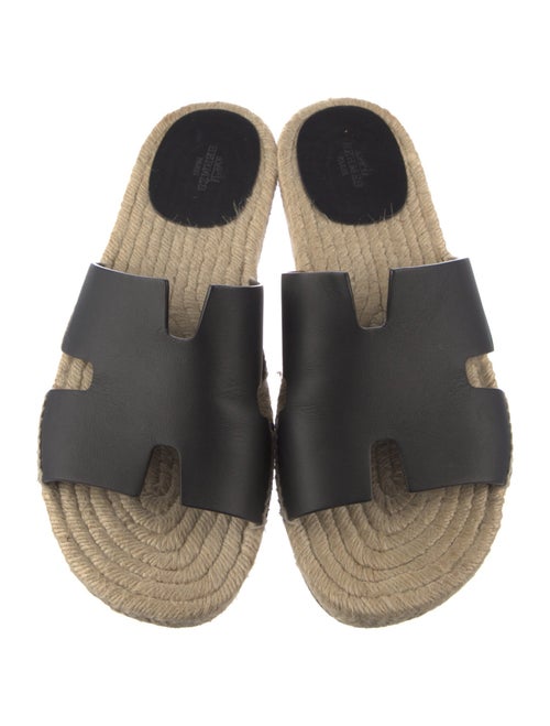Hermès Antigua Leather Slides