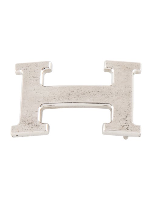 Hermès Reversible Metal H Buckle