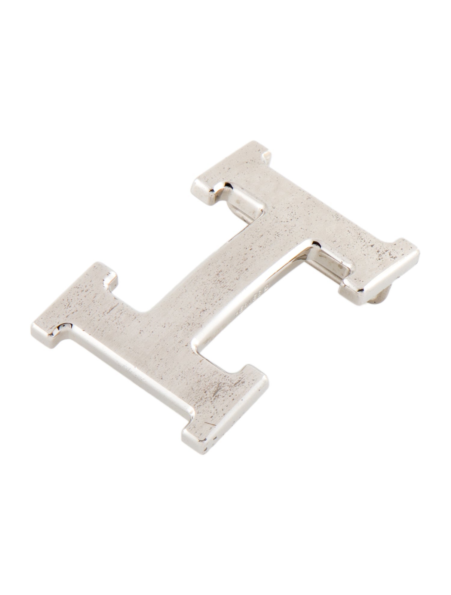 Hermès Reversible Metal H Buckle