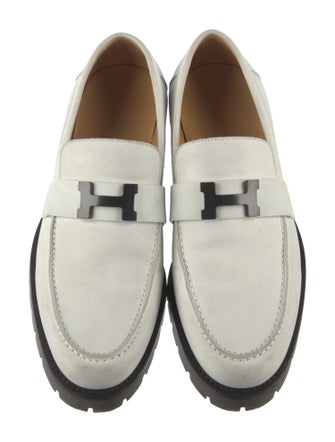 Hermès Gregoire Nubuck Loafers