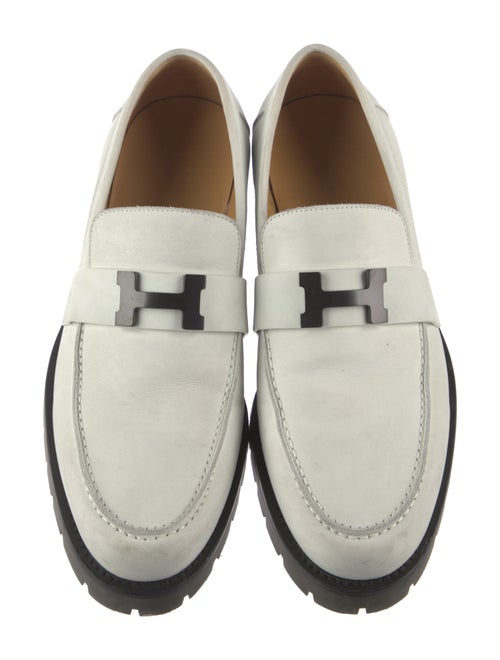 Hermès Gregoire Nubuck Loafers
