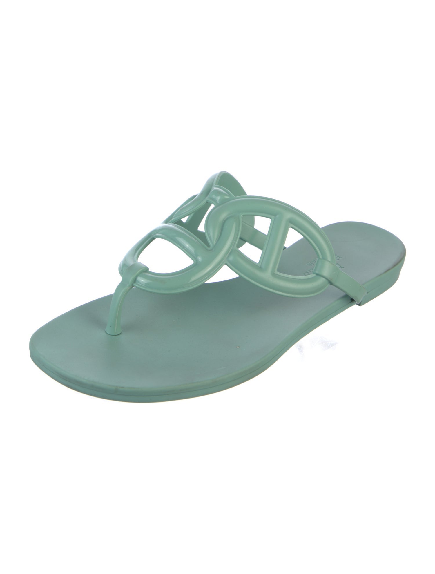 Hermès Egerie Chaîne d'Ancre Insignia Flip Flops