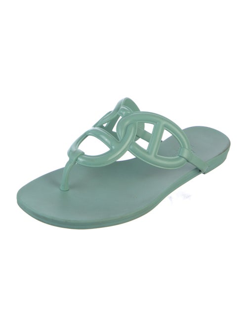 Hermès Egerie Chaîne d'Ancre Insignia Flip Flops