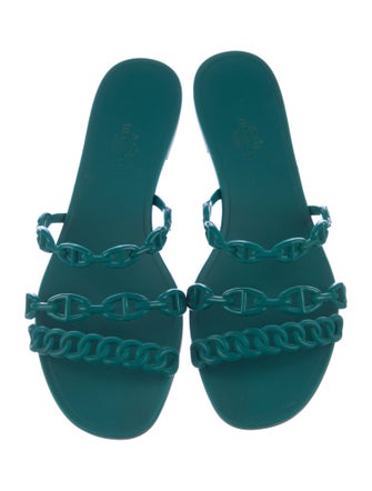 Hermès Rivage Chaîne d'Ancre Insignia Slides