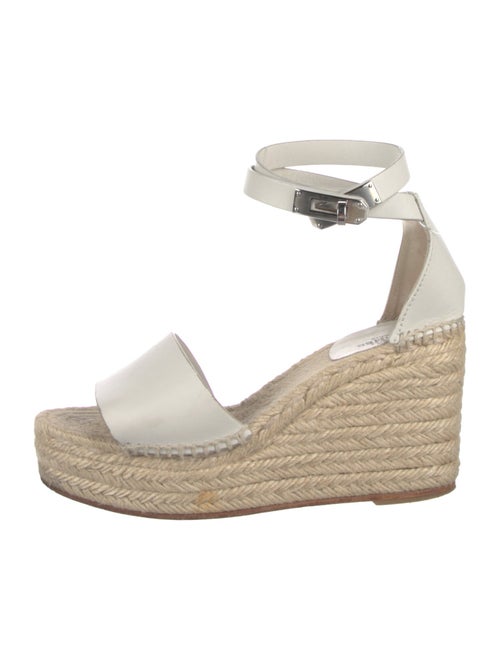 Hermès Tivoli Leather Espadrilles