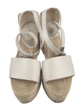 Hermès Tivoli Leather Espadrilles