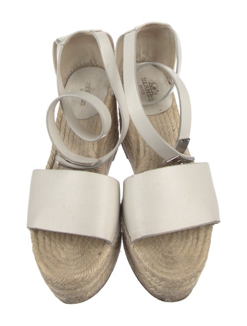 Hermès Tivoli Leather Espadrilles