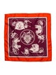 Hermès Ex-Libris Silk Pocket Square