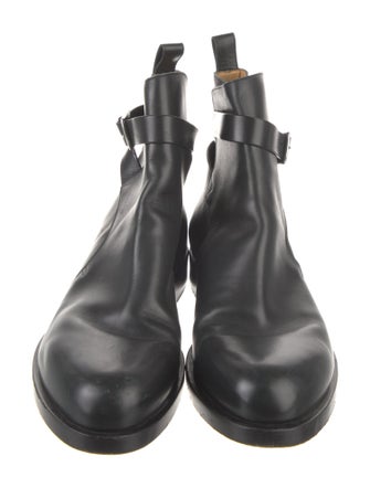 Hermès Leather Moto Boots