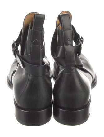 Hermès Leather Moto Boots