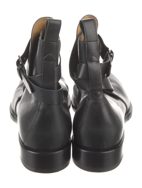 Hermès Leather Moto Boots