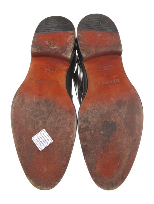 Hermès Leather Moto Boots